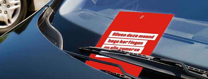 flyers op auto