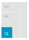 Vierkant 13 cm communiekaarten