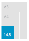 Vierkant 14,8 cm