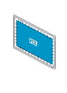 Spandoek frame icoon
